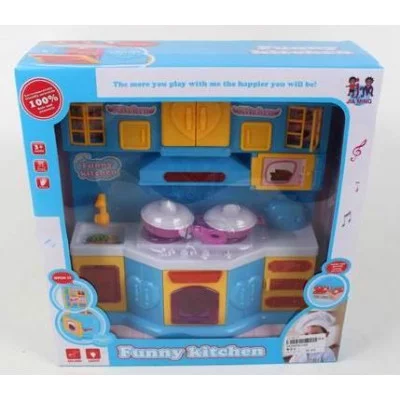Набор Кухня Funny kitchen свет,звук голубой 169