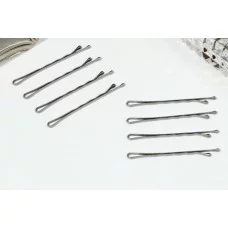 Невидимка для волос «Классика» (набор 20 шт) рельеф 5см блеск 9447730