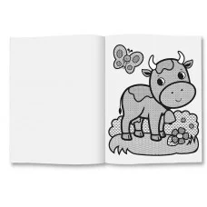 Раскраска водная для малышей. Веселые друзья. 20х25 см. 6 листов. ГЕОДОМ