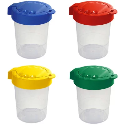 Стакан-непроливайка большой Гамма, ассорти, с крышкой 324934