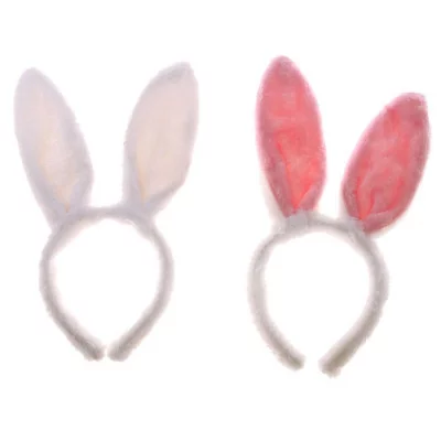 Ободок ушки меховые заячьи световые цвет ассорти РА-00100851