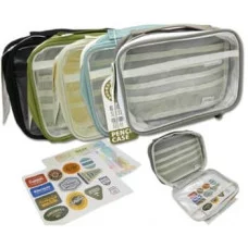 Пенал   DF-30 "Simple life" прямоугольный, 1 отд. с карманами, текстиль и силикон, на молнии, с наклейками, цвета ассорти, в зип-пакете LG12816-A (1/10/150)   330561