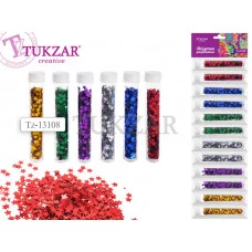 Блестки-звездочки для декор.работ 1шт 5гр TUKZAR TZ-13108