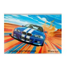 Альбом для рисования А4 20л. АВТО-7482 (20-7482) скр, мелов. обл.офсет 20-7482