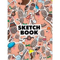 СКЕТЧБУК А5. КАПИБАРА (выб.лак, красная резинка) 467-0-159-10067-6