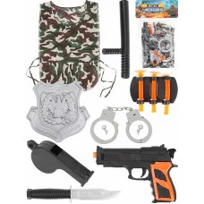 Набор полицейского.Спецназ.(9 предм.,в пак.)(34,5х20х4 см).Арт. 2297483
