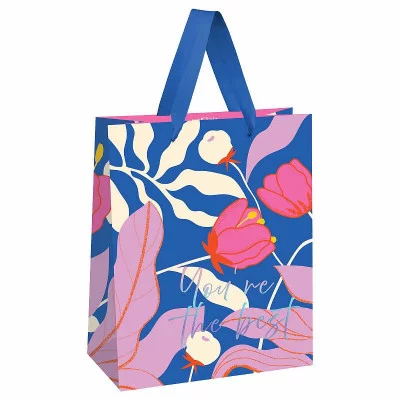 Пакет подарочный 1шт 18*23*10см MESHU "Цветочный сад", отд.фольгой, матовая ламинация 354597