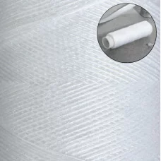 Нитки 40/1 200м 100% полиэстер 1 шт белый 9917651