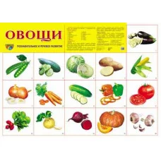 Демонстрационный плакат А2 Овощи