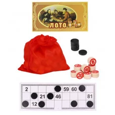 Лото деревянное 23х11х6 см в коробке AN02555