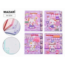 Блокнот КОШЕЧКИ 9х12.4 см, 80 л M-3204