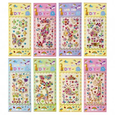 Наклейки-стразы Alingar, акриловые, пакет с европодвесом, "Зоопарк" AL9567Наклейки-стразы Alingar, акриловые, пакет с европодвесом, "Зоопарк" AL9567