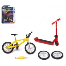 Набор пальчиковых игрушек "Экстремал", фингербайк, пальчиковый самокат.цв.микс 7649203