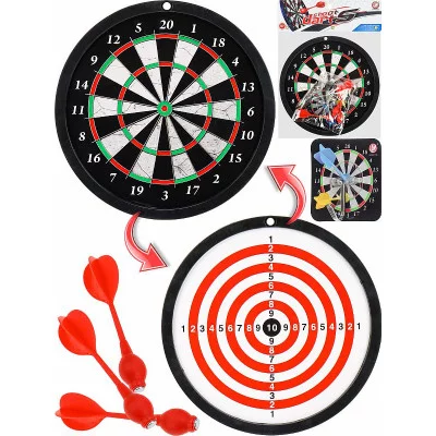 Дартс "Меткость"  (18 см) (3 дротика с магнитами, крючок в к-те) ( Арт. Y23414037) Y23414037