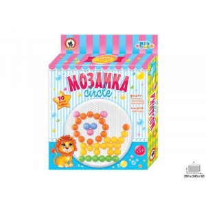 Мозаика Milk "Львенок" 70 эл, D 20 мм, Круглая плата 03923