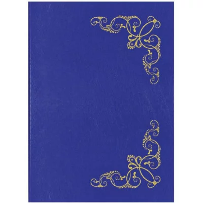 Папка адресная "Виньетка" OfficeSpace, 220*310, бумвинил, синий, инд. упаковка 277205