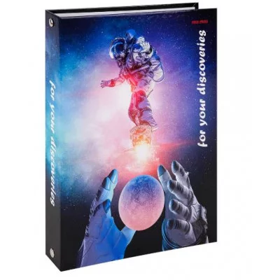 Тетрадь КЛЕТКА 80л. НЕВЕРОЯТНЫЙ КОСМОС (80-2293) (на кольцах) 80-2293