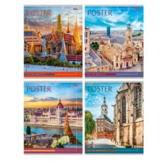 Тетрадь КЛЕТКА 96л. КЛАССИКА АРХИТЕКТУРЫ-4 (Т96-4104) (обл. - мелов.картон) Т96-4104