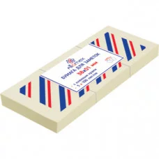 Блок самоклеящийся стикеры 38*51 3*100л желтый ATTOMEX 2010300 581570