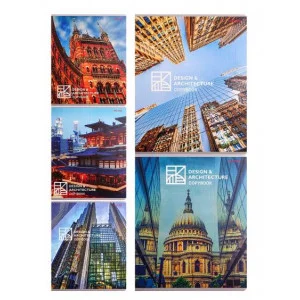 Тетрадь КЛЕТКА 48л. ЗАВОРАЖИВАЮЩАЯ АРХИТЕКТУРА (48-3532) (цветная мелов. обл. лён) 48-3532
