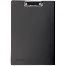 Планшет с зажимом Berlingo, ПВХ, черный BERLINGO_ 235779