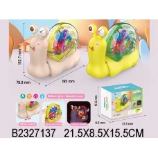 Улитка на бат. свет./звук. эффекты, в/к 21,5*15,5*8,5 см 2327137