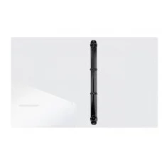 Папка на 4 кольцах Berlingo "DoubleWhite", 24мм, 1000мкм, белая, D-кольца, с внутр. карманом 352493