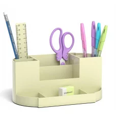 Набор настольный пластиковый ErichKrause Victoria Pastel желтый 53270