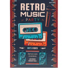 ЗАПИСНАЯ КНИЖКА. А6 80л РЕТРО ВАЙБ 80-6470 7БЦ, глянц.ламинир. лен ПП-00189115