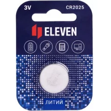 Батарейка 1шт Eleven CR2025 литиевая, BC1 301759