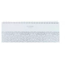 ПЛАНИНГ 56 л. недатир. ЗАТЕЙЛИВЫЙ УЗОР (56-9981) 7БЦ, 105х290, гребень + 5-ая краска серебро 56-9981