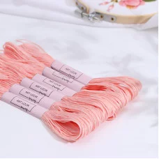 Нитки мулине 8±1м №3713 цена за шт светло-розовый АУ 4685556