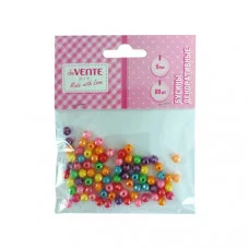 Бусины в наборе пластик 06мм 80шт е/п DEVENTE 8001803 858389
