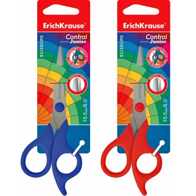 Ножницы ErichKrause Junior Control, 15.5см, ассорти  35144