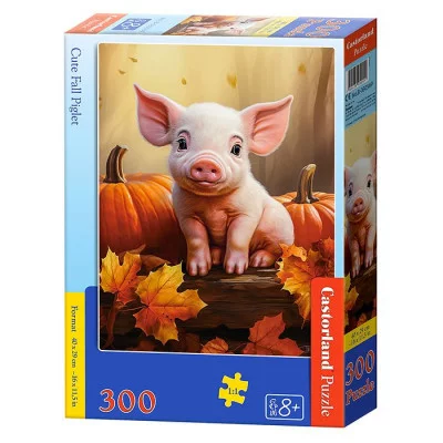 Пазлы 300 "Осенний поросёнок" В-030569