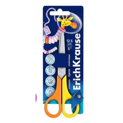 Ножницы для левшей ErichKrause FunCut Space Animals, 12.5см, ассорти  60864