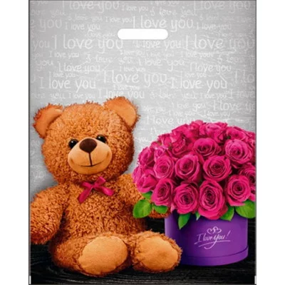 Пакет полиэтиленовый вырубной "Улыбка" (40*50 см) СП-7452