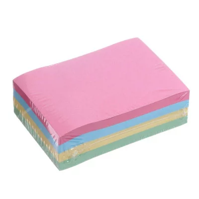 Блок с липким краем 51мм*76мм 250л, 4 цвета пастель 5491826