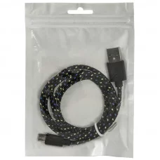 Кабель Defender USB08-03T USB2.0 (A) - microUSB (B) , в оплетке, 1М, черный 262181