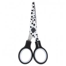 Ножницы BRAUBERG "Kid Series", 130 мм, с цветной печатью "Далматин", чёрно-белые, 232276