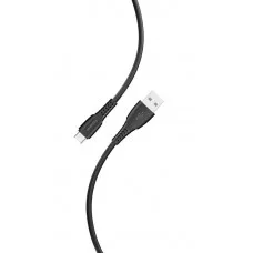 Кабель Smartbuy S40, USB - Type-C, 3A output, 1м, черный 376310