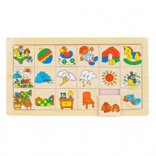 Пазл-вкладыш "Игрушки, погода, мебель" (10702070/061118/0166923, Китай)