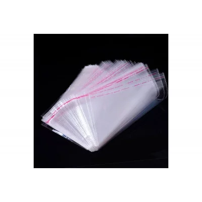 Пакет БОПП с клеевым клапаном,15х20+4 см, 25 мкм, с усиленным швом