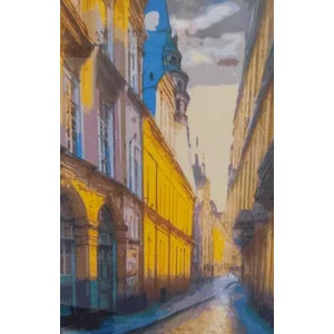 Картина по номерам на холсте 50х40 "Старая Рига" Знайленд КН5040410