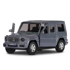 Автопанорама Машинка металл. 1:42 Mercedes-Benz G350d, серый, инерция, откр. двери, в/к 17,5*12,5*