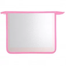 ПТ- 750 (шк) розовый -папка д/тетр. А5 цветная на молнии