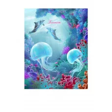 Блокнот А5, 96л КОРАЛЛОВЫЙ РИФ А5 Б96-4404 мат лам + выб лак