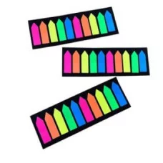 Закладки самокл. DY-4 пласт. "Неон стрелки" 44*12мм 10 цветов*20листов 327318