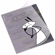 Тетрадь общая ученическая с пластиковой обложкой на скобе ErichKrause Чубрик, Алгебра, 48 листов, клетка 59470