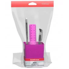 Набор настольный пластиковый ErichKrause Base Grains маджента 55718